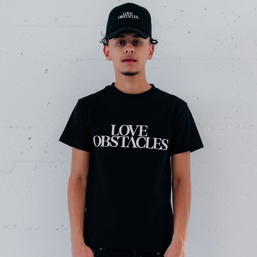 Love Obstacles Trucker Hat Black/White Model