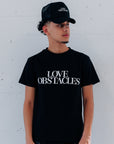 Love Obstacles Trucker Hat Black/White Side